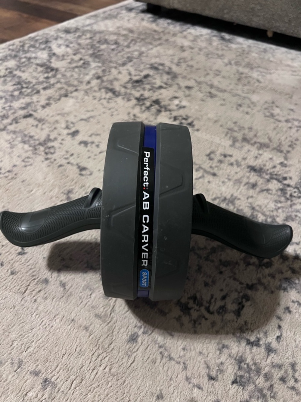 Perfect Ab Carver Sport Ab Wheel - Black with Blue Trim